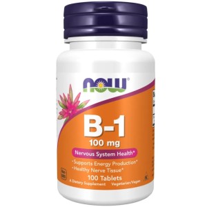 NOW VITAMIN B-1 (THIAMINE) 100 МГ - 100 ТАБЛЕТКИ