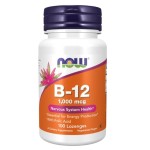 NOW Vitamin B-12 1000 мкг| with Folic Acid 100 Подезични таблетки на супер цена