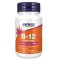 NOW Vitamin B-12 1000 мкг| with Folic Acid 100 Подезични таблетки