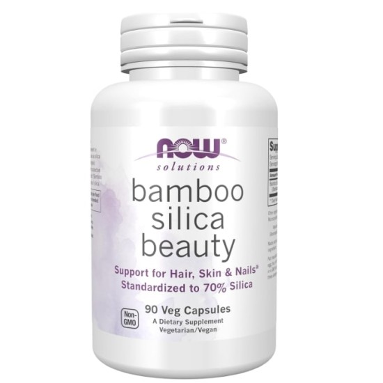 NOW Foods Bamboo Silica Beauty 90 капсули на супер цена