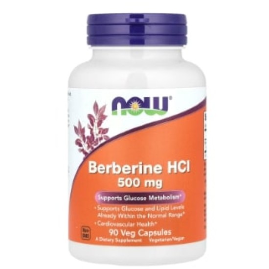NOW Berberine HCl 500 мг / 90 капсули на супер цена