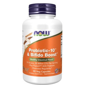 NOW Probiotic-10™ & Bifido Boost™ 90 капсули