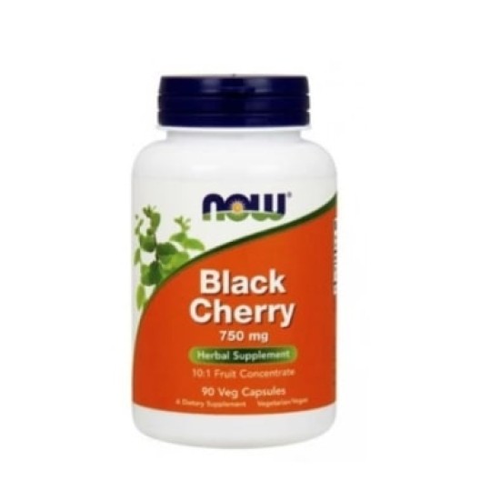 NOW Black Cherry Fruit 750 mg 90 Caps на супер цена