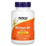 NOW Borage Oil 1000 мг / 120 гел капсули на супер цена