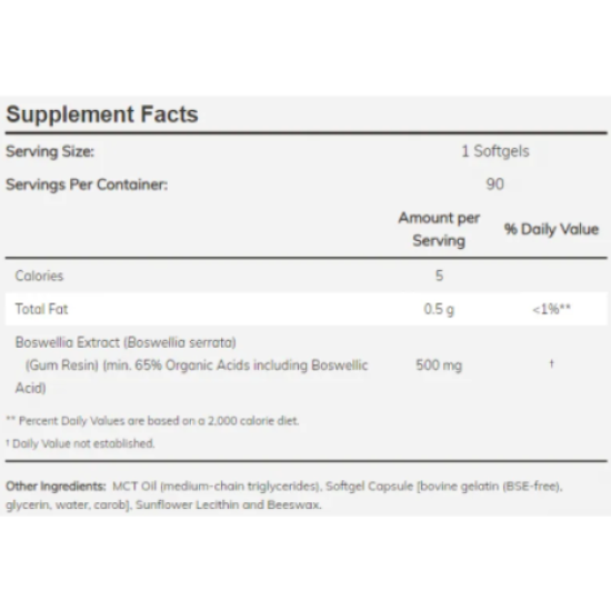 NOW Boswellia Extract 500mg 90 softgels на изгодни цени NOW Boswellia Extract 500mg 90 softgels на супер цена