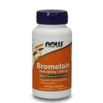 NOW Bromelain 500 мг 2400 GDU / 60 капсули на супер цена