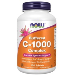 NOW Vitamin C-1000 Complex - Buffered with 250 мг Bioflavonoids 180 таблетки