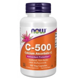 NOW Vitamin C-500 | Calcium Ascorbate-C 100 капсули