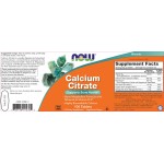 NOW Calcium Citrate with Minerals & Vitamin D-2 300 мг / 100 таблетки на супер цена
