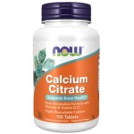 NOW Calcium Citrate with Minerals & Vitamin D-2 300 мг / 100 таблетки на супер цена