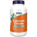 NOW Calcium Citrate with Minerals & Vitamin D-2 300 мг / 250 таблетки на супер цена