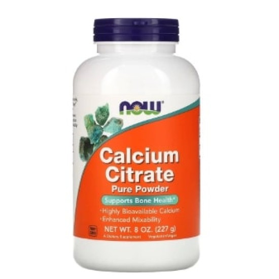 NOW Calcium Citrate Powder 227 гр на супер цена