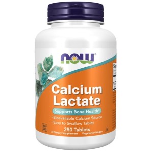 NOW Calcium Lactate 250 таблетки