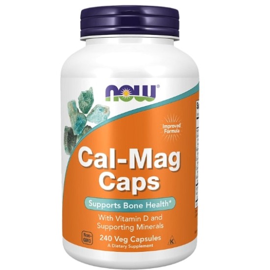 NOW Cal-Mag Caps 240 капсули на супер цена