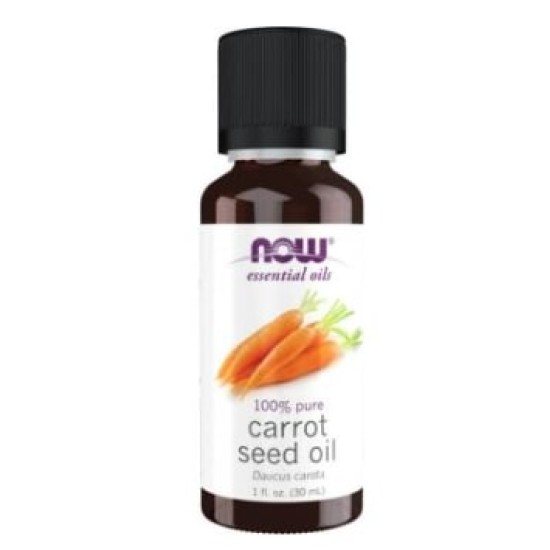 NOW Carrot Seed Oil | 100% Pure Daucus Carota 30 мл на супер цена