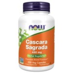 NOW Cascara Sagrada 450 мг / 250 капсули на супер цена