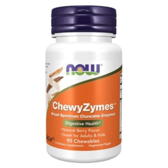 NOW ChewyZymes 90 дъвчаши таблетки на супер цена