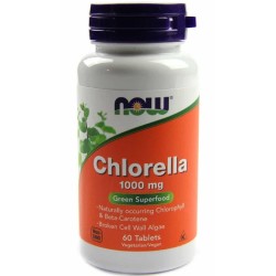NOW Chlorella 1000 мг / 60 таблетки