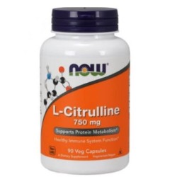 NOW L-Citrulline 750 мг / 90 капсули