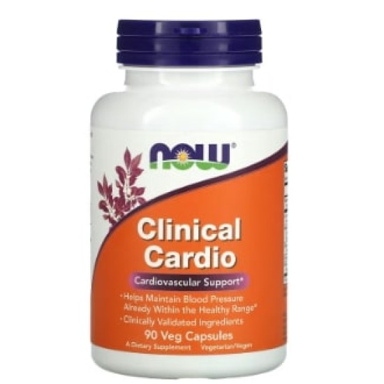 NOW Clinical Cardio | Cardiovascular Support 90 капсули на изгодни цени NOW Clinical Cardio | Cardiovascular Support 90 капсули на супер цена