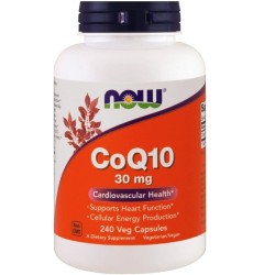 NOW CoQ10 30 мг / 240 капсули