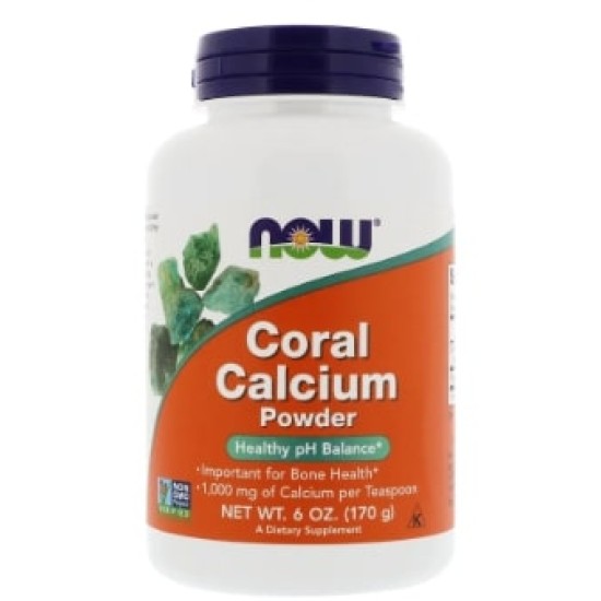 NOW Coral Calcium Powder 170 гр на супер цена