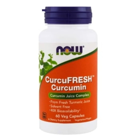 NOW Curcumin / CurcuFRESH 60 капсули на супер цена