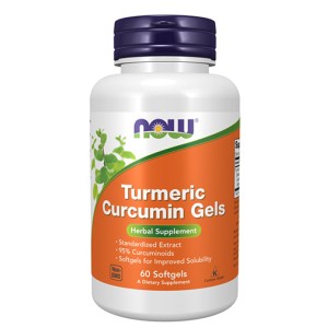 NOW Turmeric Curcumin Gels 60 гел капсули