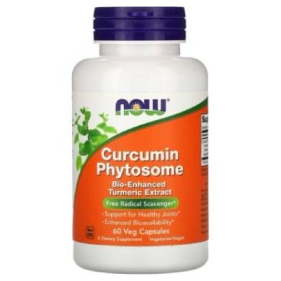 NOW Curcumin Phytosome / Bio-Enhanced Turmeric Extract 60 капсули на супер цена