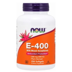 NOW Vitamin E-400 IU MT 250 гел капсули NOW Vitamin E-400 IU MT 250 гел капсули