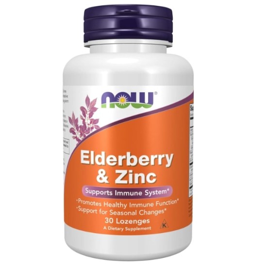 NOW Foods Elderberry & Zinc 30 дражета на изгодни цени NOW Foods Elderberry & Zinc 30 дражета на супер цена