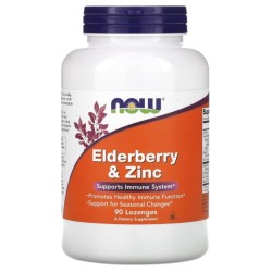NOW Elderberry & Zinc 90 дражета NOW Elderberry & Zinc 90 дражета