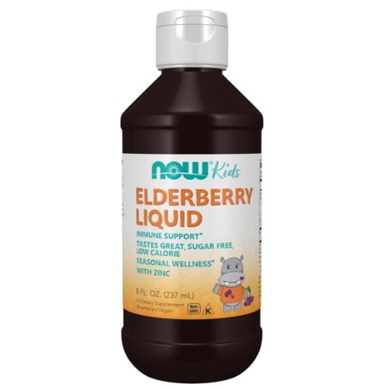 NOW Elderberry Liquid for Kids 237 мл на супер цена