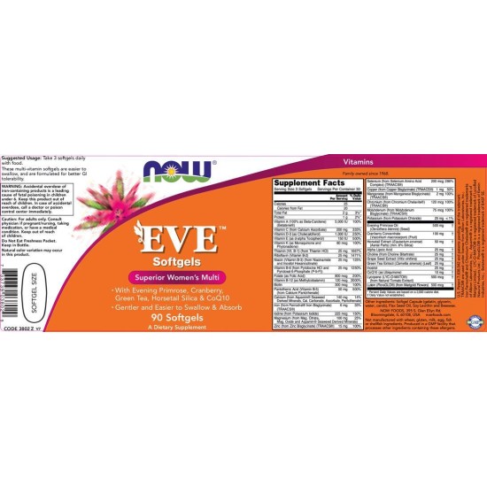 NOW EVE Woman's Multi 30 гел капсули на супер цена