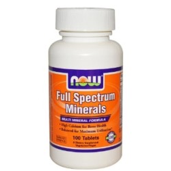 NOW Full Spectrum Minerals 100 таблетки