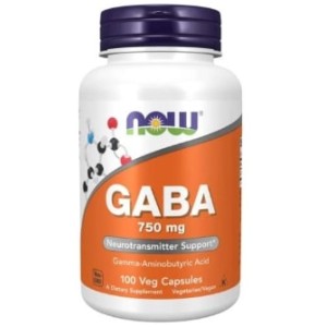 NOW GABA 750 мг / 100 капсули NOW GABA 750 мг / 100 капсули
