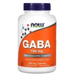 NOW GABA 750 мг / 200 капсули на супер цена