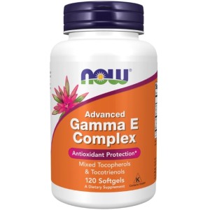 NOW Advanced Gamma E Complex 120 гел капсули