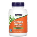 NOW Ginkgo Biloba 60 мг / 240 капсули на изгодни цени NOW Ginkgo Biloba 60 мг / 240 капсули на супер цена