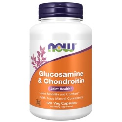 NOW Glucosamine &amp; Chondroitin With Trace Mineral Concentrate 120 капсули