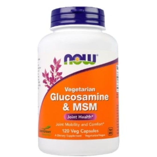NOW Glucosamine & MSM 120 капсули на изгодни цени NOW Glucosamine & MSM 120 капсули на супер цена