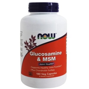 NOW Glucosamine & MSM 180 капсули NOW Glucosamine & MSM 180 капсули