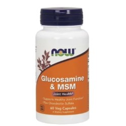 NOW Glucosamine & MSM 60 капсули NOW Glucosamine & MSM 60 капсули