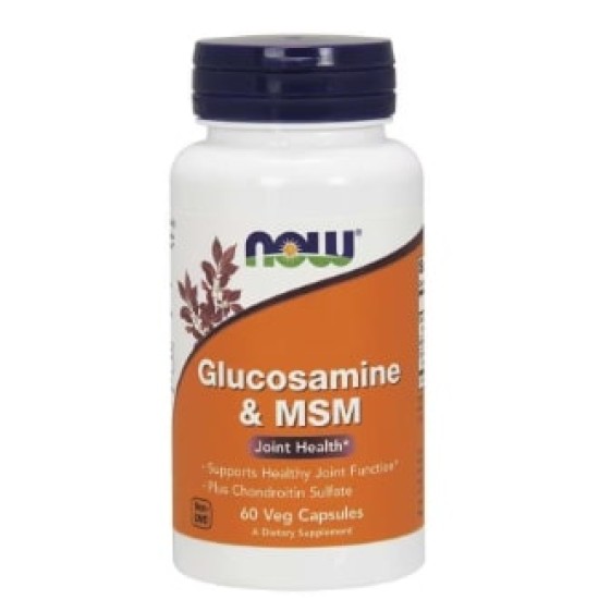 NOW Glucosamine & MSM 60 капсули на изгодни цени NOW Glucosamine & MSM 60 капсули на супер цена