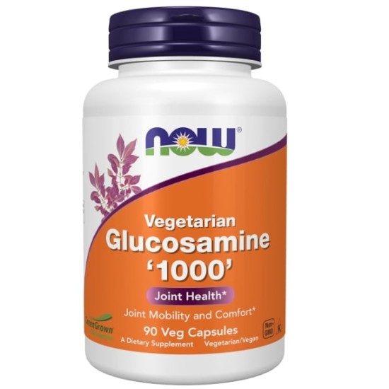 NOW Glucosamine 1000 Vegetarian | GreenGrown® 90 капсули на супер цена