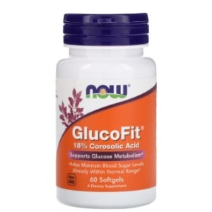 NOW Foods GlucoFit® | Banaba Leaf Extract 60 гел капсули