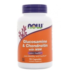 NOW Glucosamine & Chondroitin with MSM / 90 капсули NOW Glucosamine & Chondroitin with MSM / 90 капсули