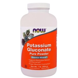 NOW Potassium Gluconate Powder 454 гр NOW Potassium Gluconate Powder 454 гр