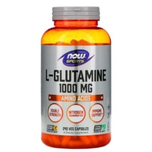 NOW L-Glutamine 1000 мг / 240 капсули