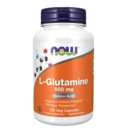 NOW L-Glutamine 500 мг / 120 капсули